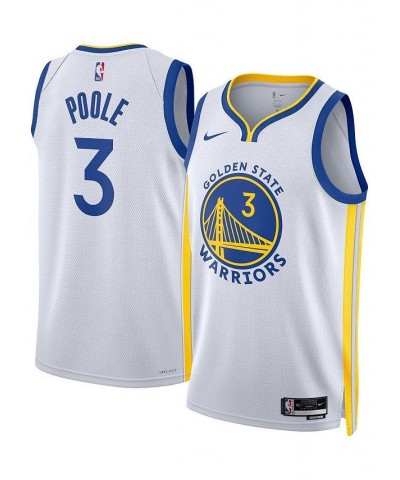 Men's and Women's Jordan Poole White Golden State Warriors 2022/23 Swingman Jersey - Association Edition $46.80 Jersey