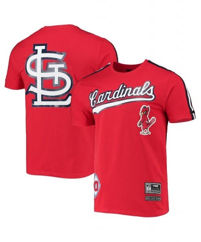 Men's Red St. Louis Cardinals Taping T-shirt $36.00 T-Shirts