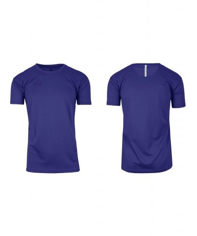 Men's Short Sleeve Moisture-Wicking Quick Dry Performance Tee Navy $15.40 T-Shirts