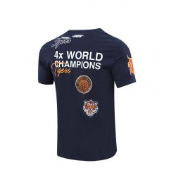 Men's Navy Detroit Tigers Championship T-shirt $36.00 T-Shirts