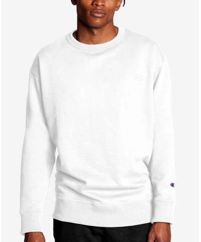 Men's Powerblend Fleece Sweatshirt White $22.75 Sweatshirt