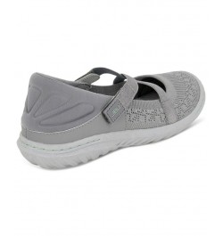 Women's Camila Slip-On Strappy Sneaker Flats Gray $47.17 Shoes