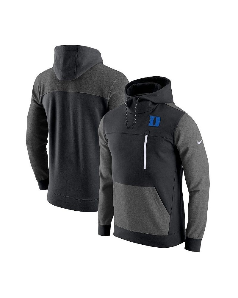 Men's Black Duke Blue Devils AV-15 2.0 Pullover Hoodie $42.34 Sweatshirt