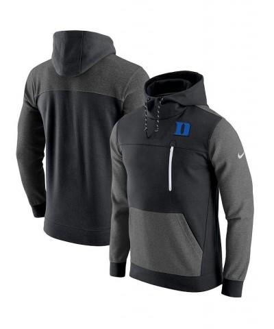 Men's Black Duke Blue Devils AV-15 2.0 Pullover Hoodie $42.34 Sweatshirt