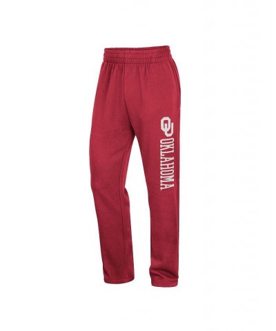 Men's Crimson Oklahoma Sooners Wordmark Pants $30.24 Pants