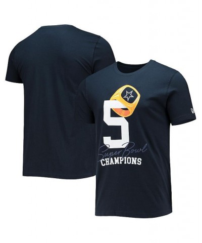 Men's Navy Dallas Cowboys 5X Super Bowl Champions Local Count The Rings T-shirt $20.39 T-Shirts