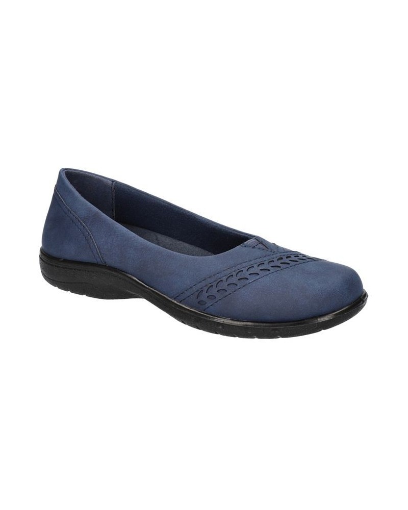 Women's Yori Comfort Flats Blue $26.00 Shoes