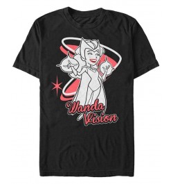 Men's WandaVision Wanda Special Short Sleeve T-shirt Black $17.50 T-Shirts