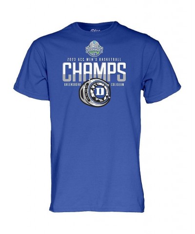 Men's Royal Duke Blue Devils 2023 ACC Men's Basketball Conference Tournament Champions Locker Room T-shirt $18.55 T-Shirts