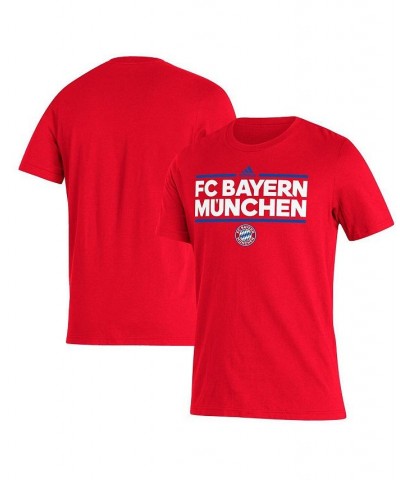 Men's Red Bayern Munich Lockup T-shirt $15.50 T-Shirts