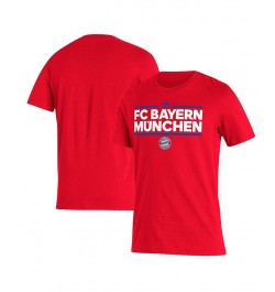 Men's Red Bayern Munich Lockup T-shirt $15.50 T-Shirts