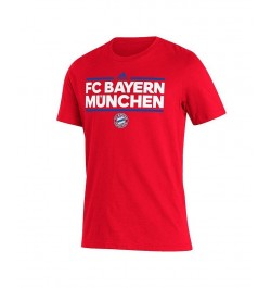 Men's Red Bayern Munich Lockup T-shirt $15.50 T-Shirts