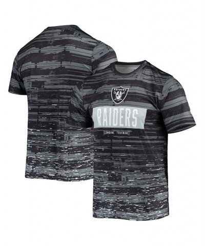 Men's Black Las Vegas Raiders Combine Authentic Sweep T-shirt $15.12 T-Shirts