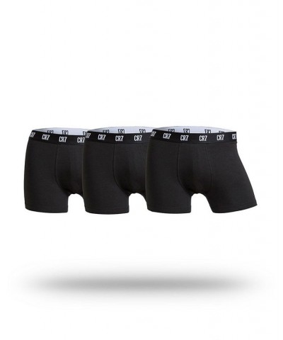 Cristiano Ronaldo Men's Trunk, 3 Pack Black $28.09 Underwear