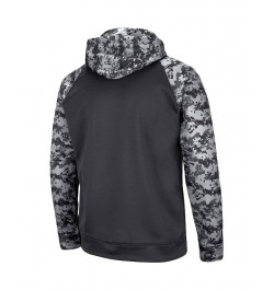 Men's Charcoal Ole Miss Rebels OHT Military-Inspired Appreciation Digital Camo Pullover Hoodie $30.75 Sweatshirt