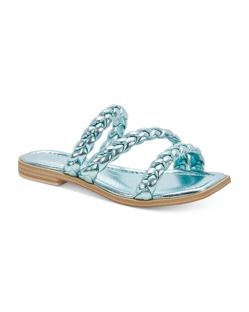 Women's Iman Asymmetrical Band Sandals PD07 $44.00 Shoes