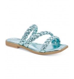 Women's Iman Asymmetrical Band Sandals PD07 $44.00 Shoes