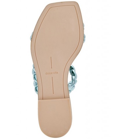 Women's Iman Asymmetrical Band Sandals PD07 $44.00 Shoes