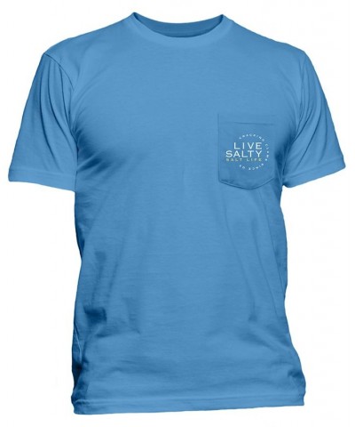 Men's Chesapeake Life Short Sleeve Pocket T-shirt Blue $15.64 T-Shirts