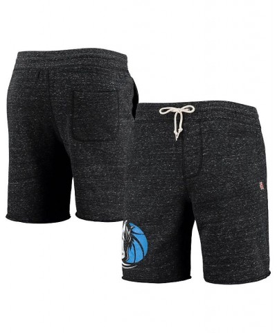 Men's Charcoal Dallas Mavericks Primary Logo Tri-Blend Sweat Shorts $22.44 Shorts