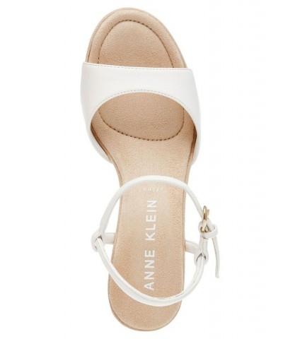 Women's Silas Wedge Sandal White $49.40 Shoes