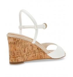 Women's Silas Wedge Sandal White $49.40 Shoes