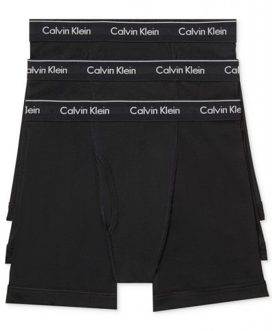 Men's 3-Pack Cotton Classics Boxer Briefs Black $18.13 Underwear