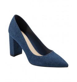 Women's Viviene Slip-On Block Heel Dress Pumps PD07 $52.47 Shoes