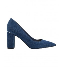 Women's Viviene Slip-On Block Heel Dress Pumps PD07 $52.47 Shoes