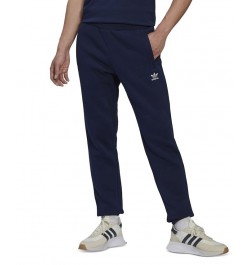 Men's Slim-Fit Originals Essentials Fleece Jogger Pants Blue $31.50 Pants