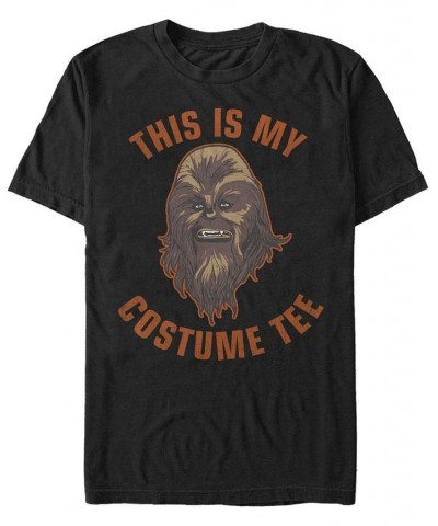 Star Wars Men's Chewbacca Halloween Costume Short Sleeve T-Shirt Black $15.75 T-Shirts