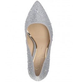 Women's Pembe-B Pointed-Toe Pumps Silver $59.34 Shoes