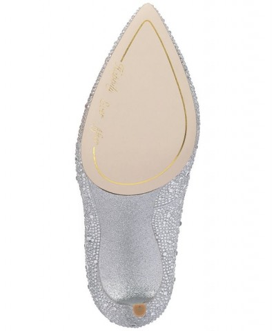 Women's Pembe-B Pointed-Toe Pumps Silver $59.34 Shoes