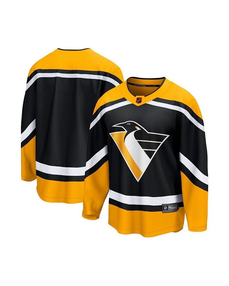 Men's Branded Black Pittsburgh Penguins Special Edition 2.0 Breakaway Blank Jersey $66.70 Jersey