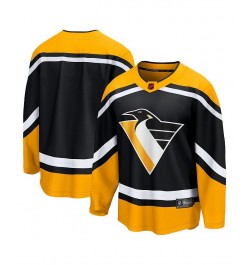 Men's Branded Black Pittsburgh Penguins Special Edition 2.0 Breakaway Blank Jersey $66.70 Jersey