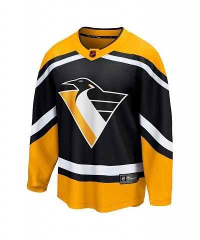 Men's Branded Black Pittsburgh Penguins Special Edition 2.0 Breakaway Blank Jersey $66.70 Jersey