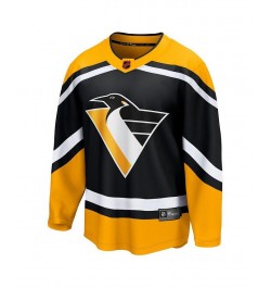 Men's Branded Black Pittsburgh Penguins Special Edition 2.0 Breakaway Blank Jersey $66.70 Jersey