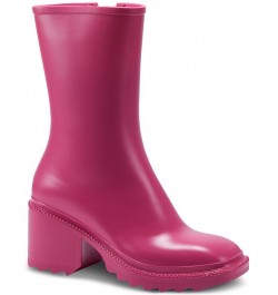 Women's Everett Rain Boots Pink $18.86 Shoes