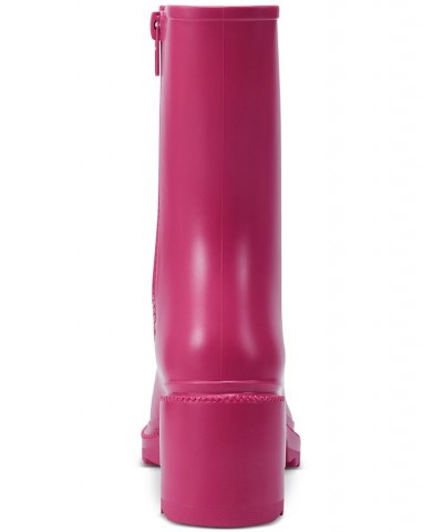 Women's Everett Rain Boots Pink $18.86 Shoes