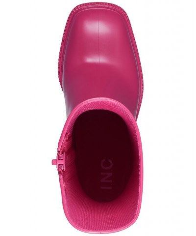 Women's Everett Rain Boots Pink $18.86 Shoes