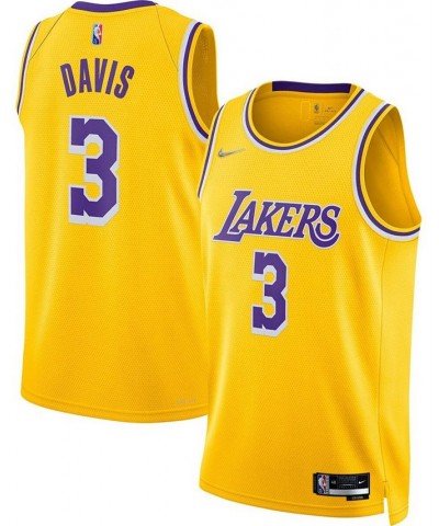 Men's Anthony Davis Gold-Tone Los Angeles Lakers 2021/22 Diamond Swingman Jersey - Icon Edition $41.73 Jersey