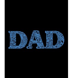 Dad Men's Word Art Short Sleeve T-shirt Gray $18.19 T-Shirts