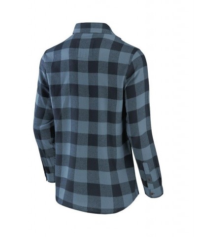 Men's NFL x Darius Rucker Collection by Navy Houston Texans Flannel Long Sleeve Button-Up Shirt $26.66 Shirts