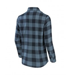 Men's NFL x Darius Rucker Collection by Navy Houston Texans Flannel Long Sleeve Button-Up Shirt $26.66 Shirts