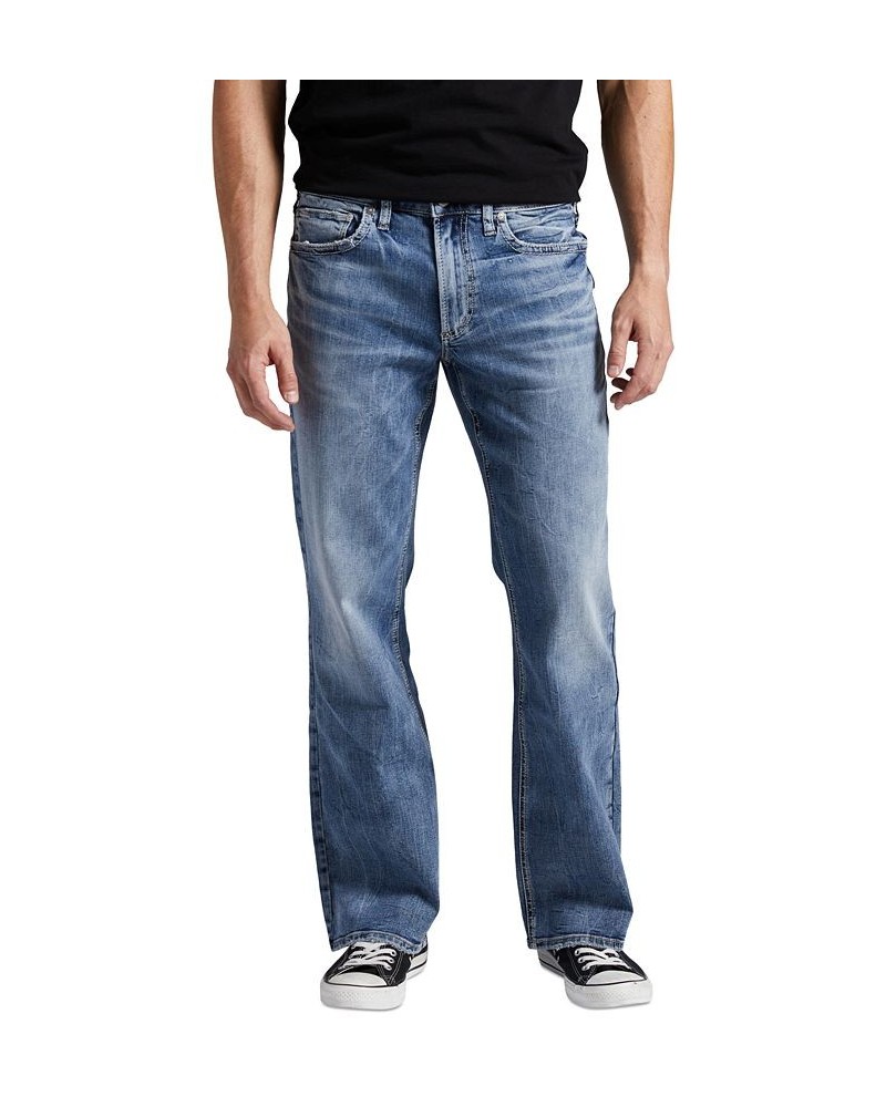 Men's Zac Relaxed Fit Straight Leg Jeans Blue $30.27 Jeans