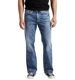 Men's Zac Relaxed Fit Straight Leg Jeans Blue $30.27 Jeans