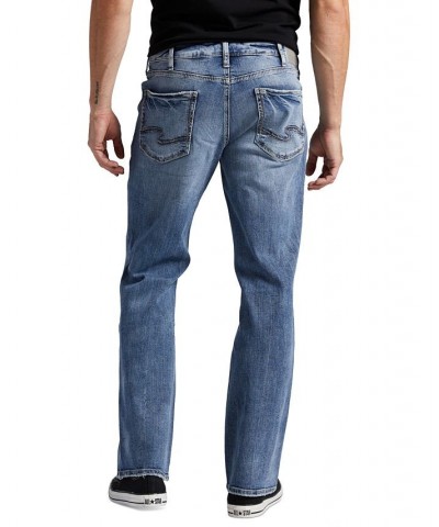 Men's Zac Relaxed Fit Straight Leg Jeans Blue $30.27 Jeans