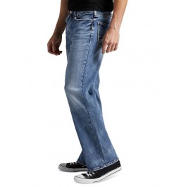 Men's Zac Relaxed Fit Straight Leg Jeans Blue $30.27 Jeans