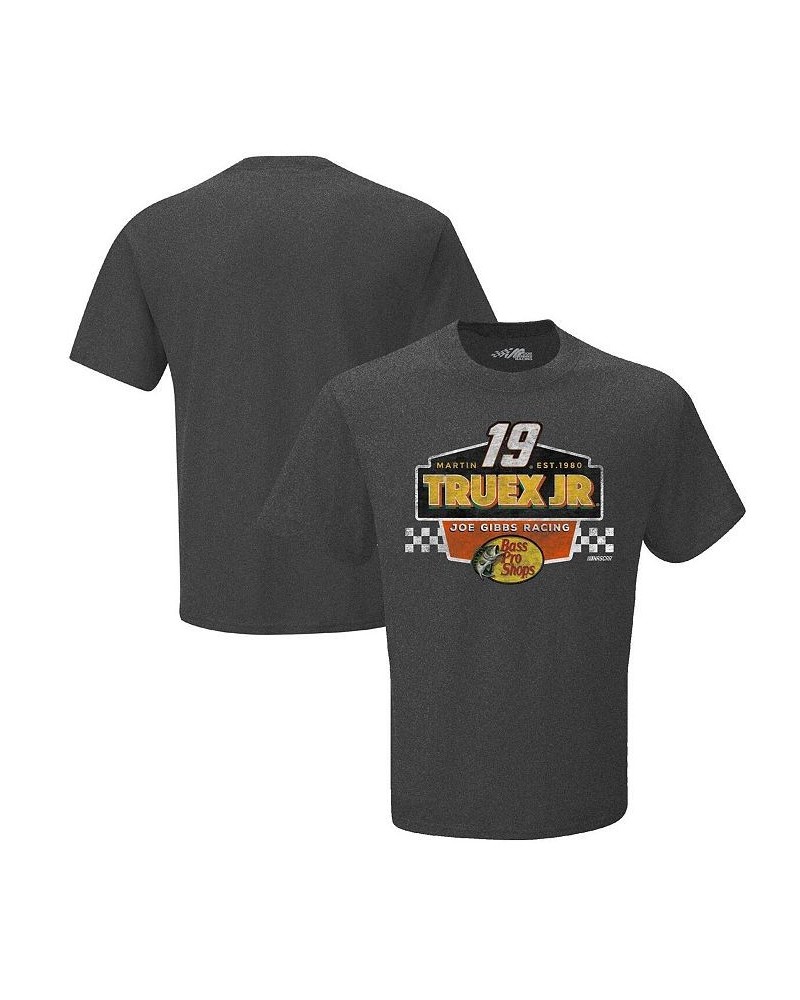 Men's Heather Charcoal Martin Truex Jr Vintage-Inspired Duel T-shirt $14.00 T-Shirts