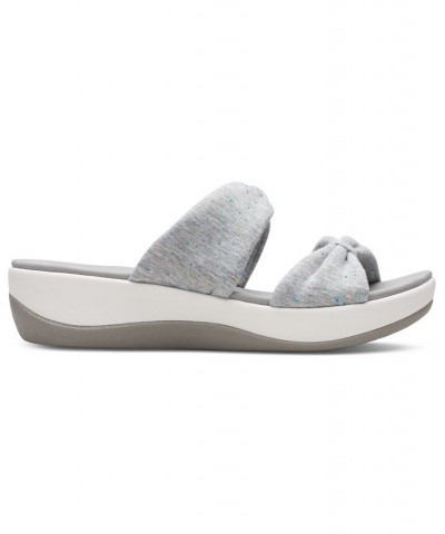 Women's Cloudsteppers Arla Coast Scrunched-Strap Sandals Gray $39.00 Shoes